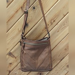 Lucky Brand leather Crossbody purse